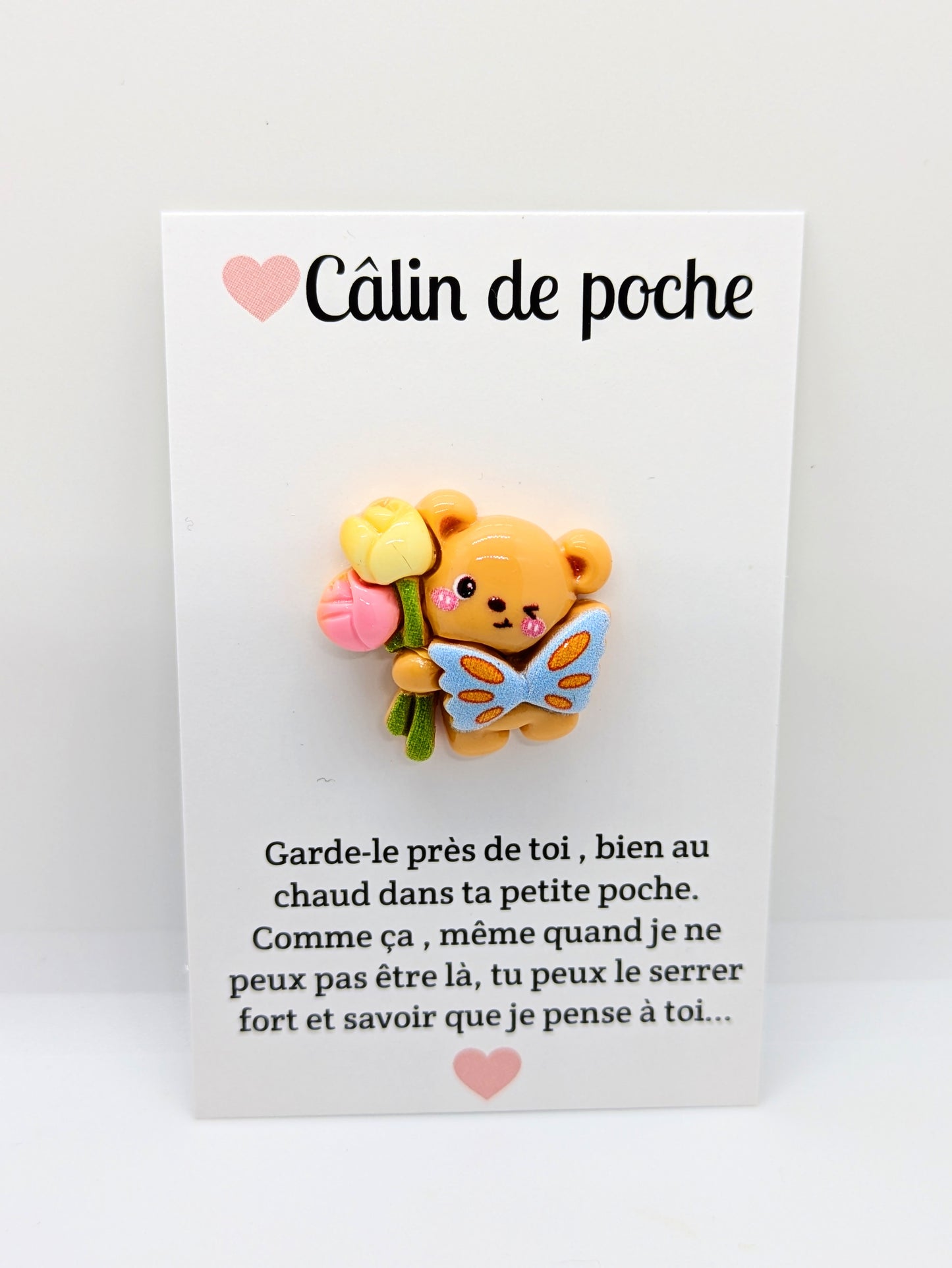 Câlin de poche ourson ref:A