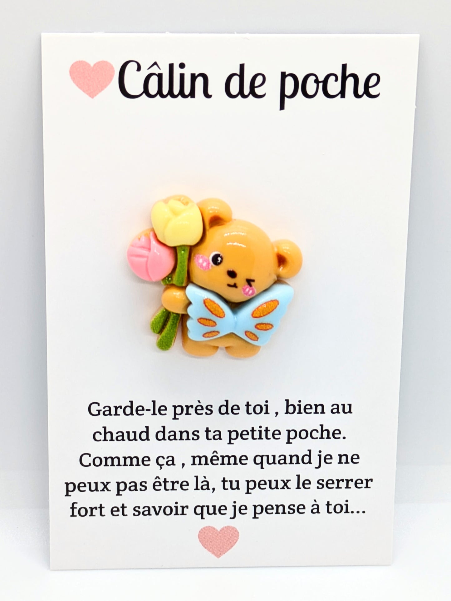 Câlin de poche ourson ref:A