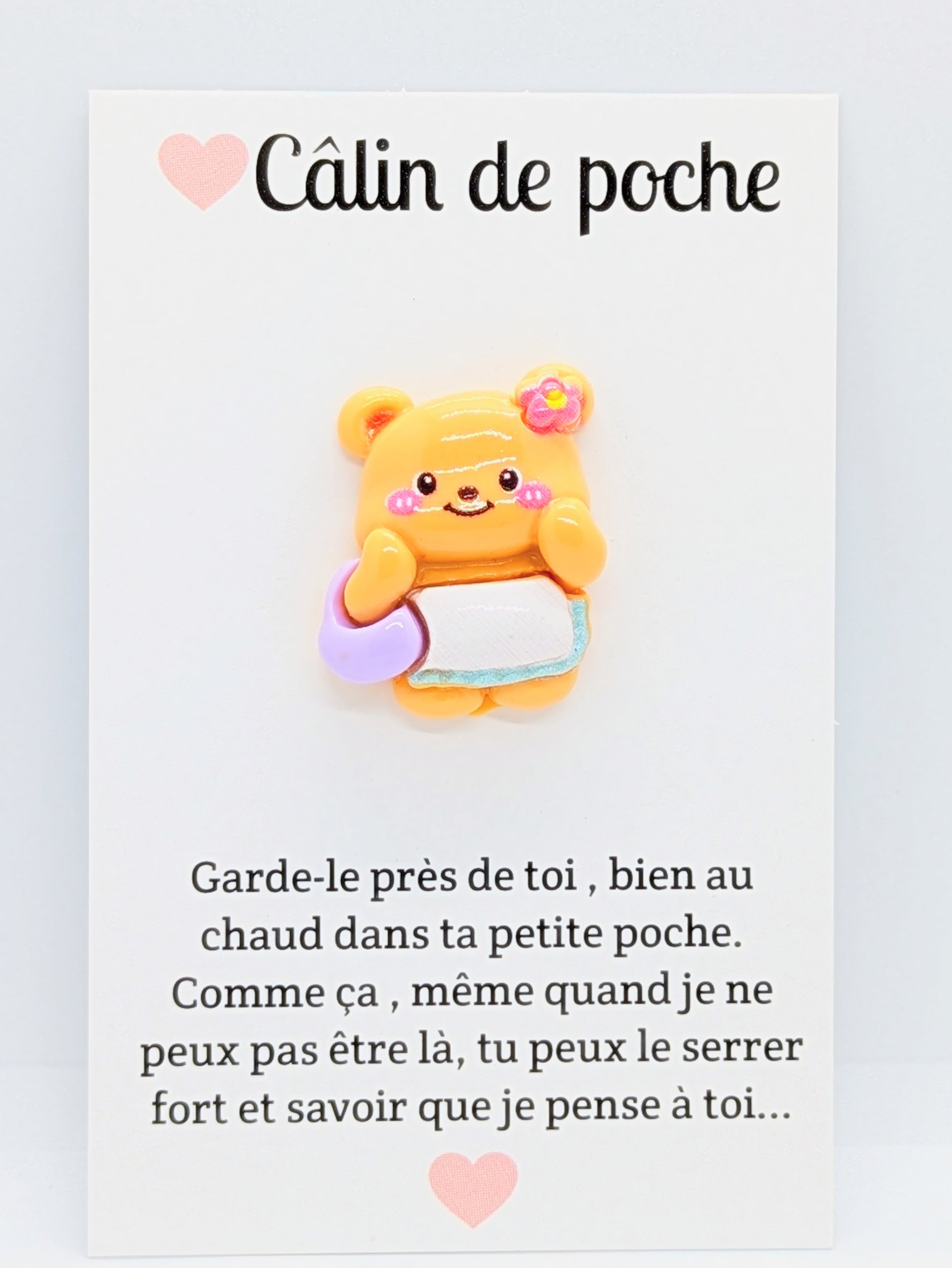 Câlin de poche ourson