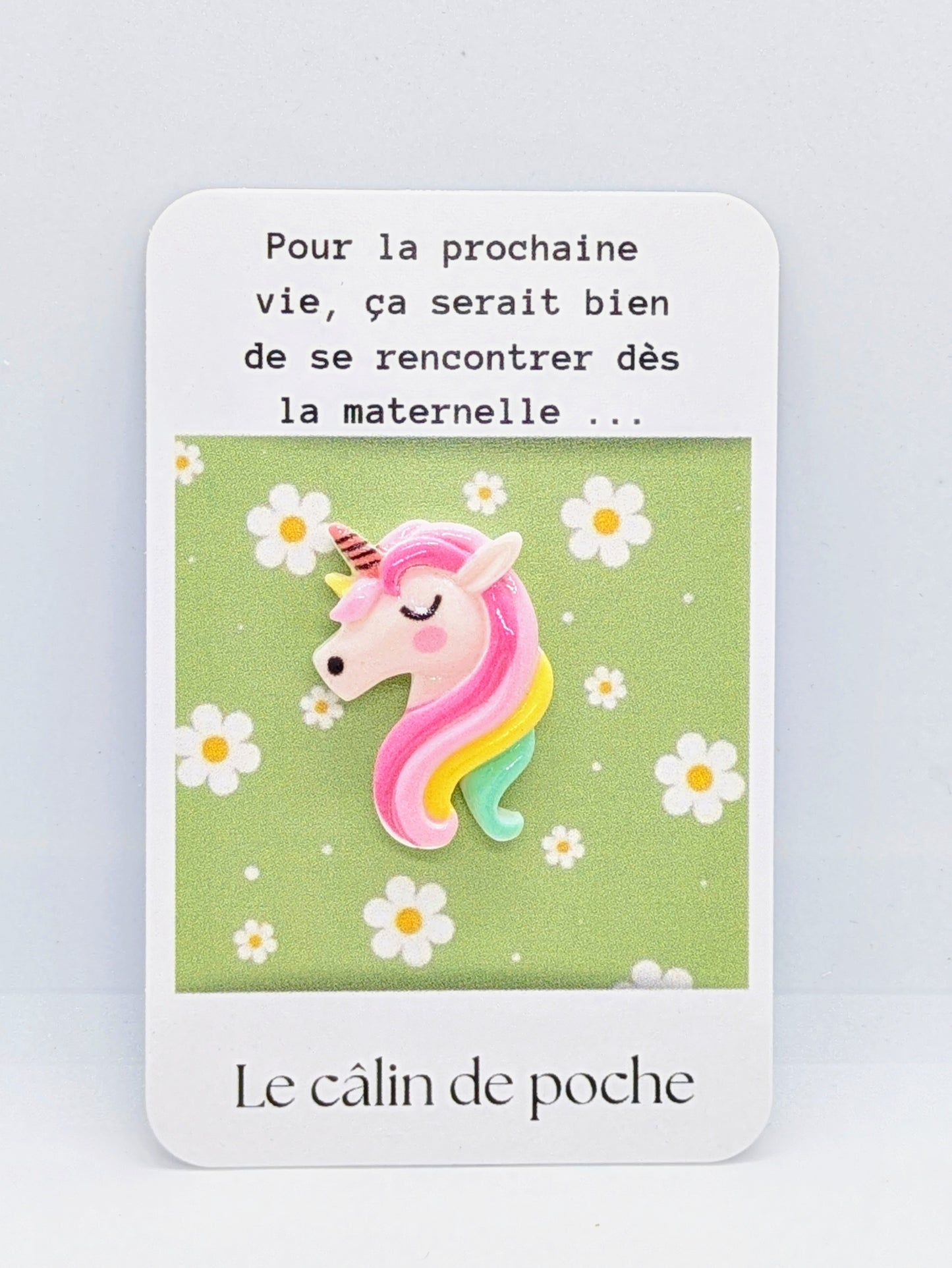 Carte “Câlin de poche” – Petite attention, cadeau à offrir, collection