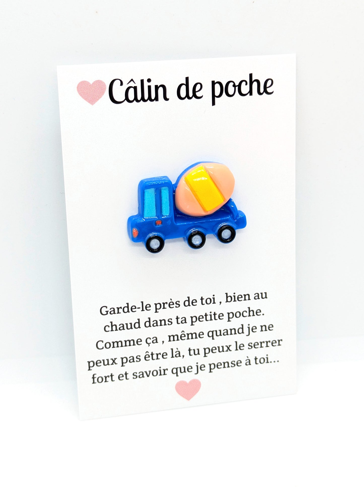 Carte “Câlin de poche” – Petite attention, cadeau à offrir, collection ref:A