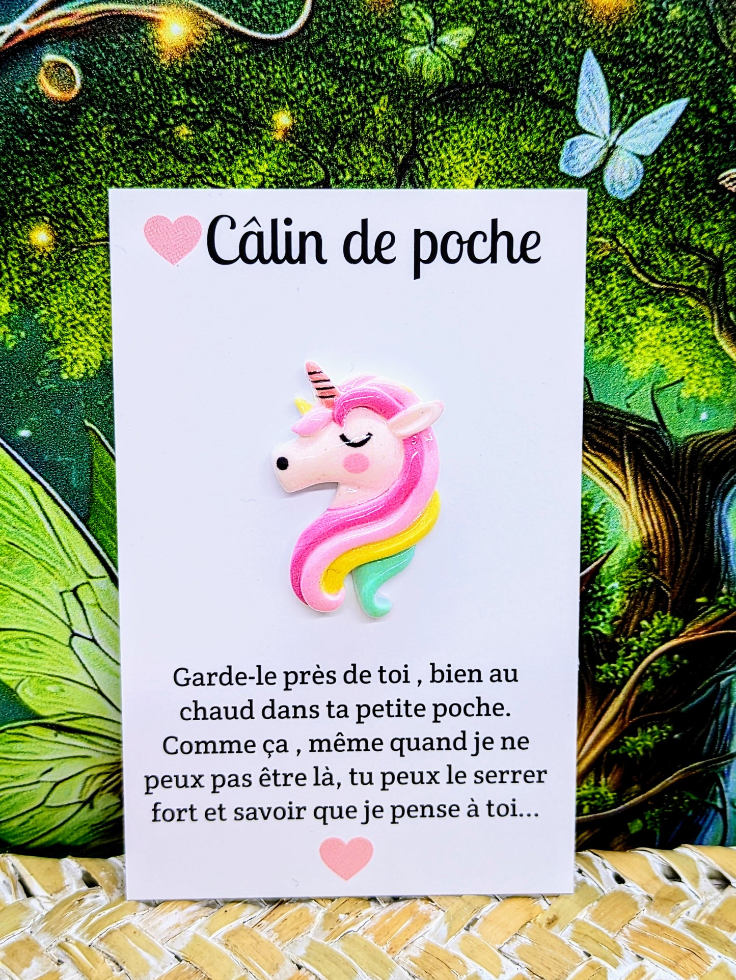 Carte doudou , réconforte comme un petit doudou de poche , petit cadeau plein de bienveillance pour tous les âges et toutes occasions.