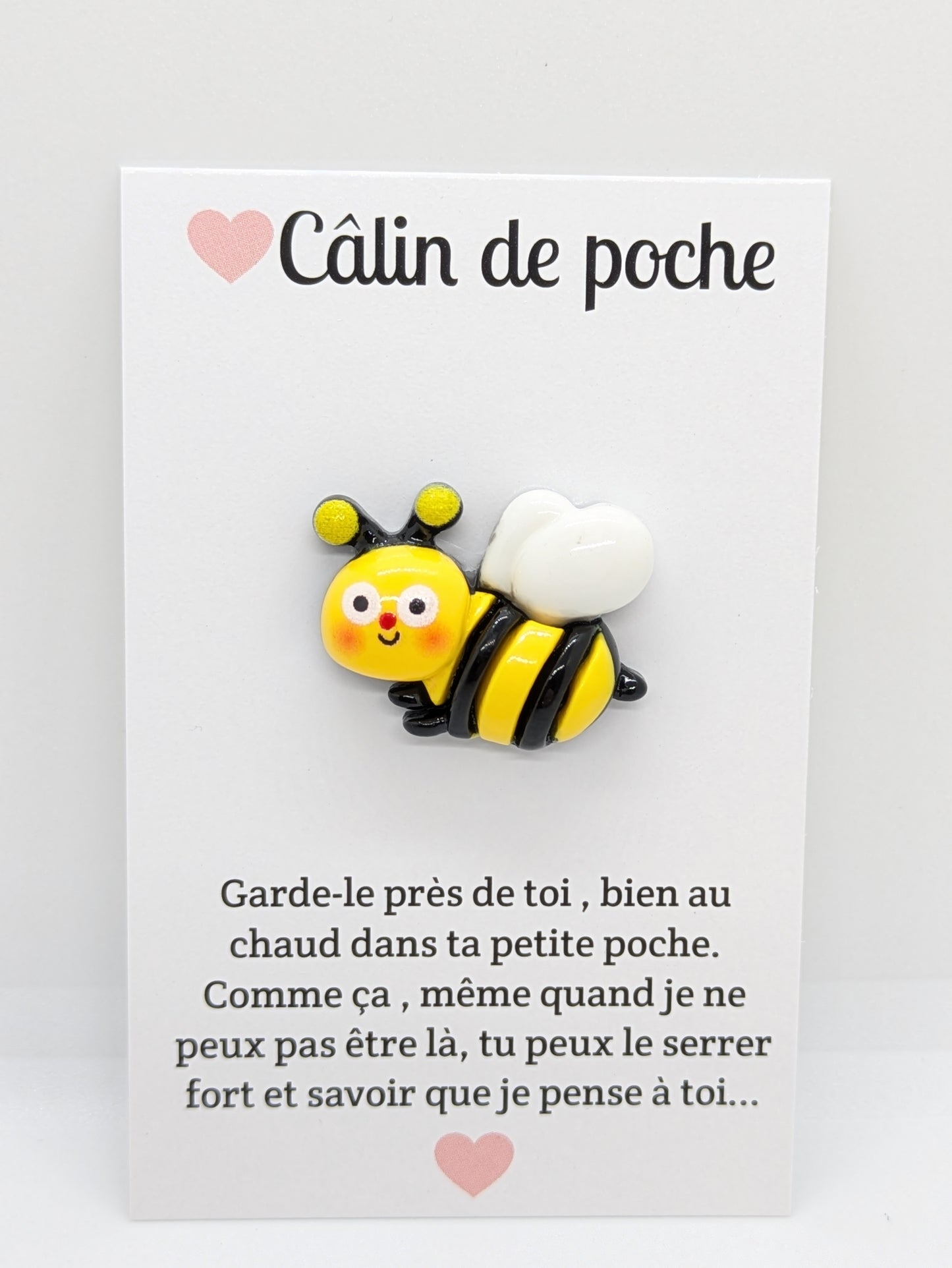 Câlin de poche abeille ref:A
