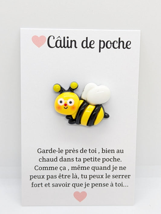 Câlin de poche abeille ref:A