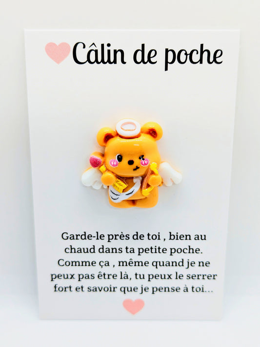 Câlin de poche ourson ref: A