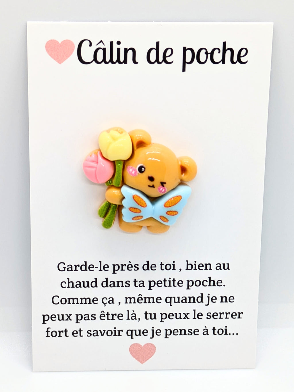 Câlin de poche ourson
