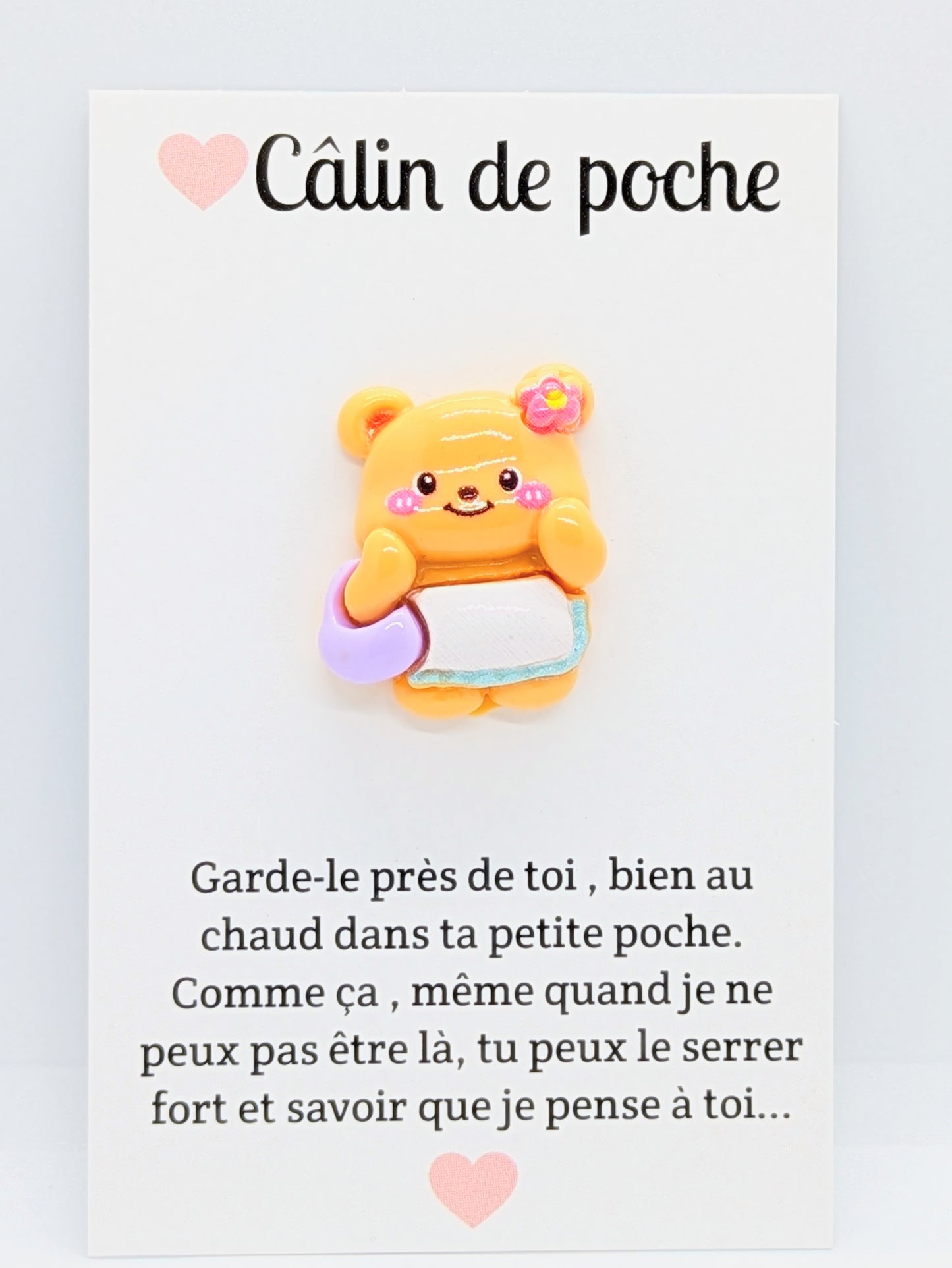 Câlin de poche ourson