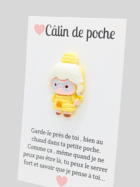 Câlin de poche reine des abeilles ref:A