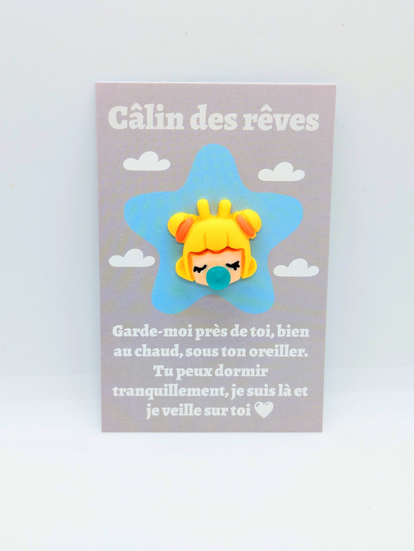 Carte “Câlin de poche” – Petite attention, cadeau à offrir, collection