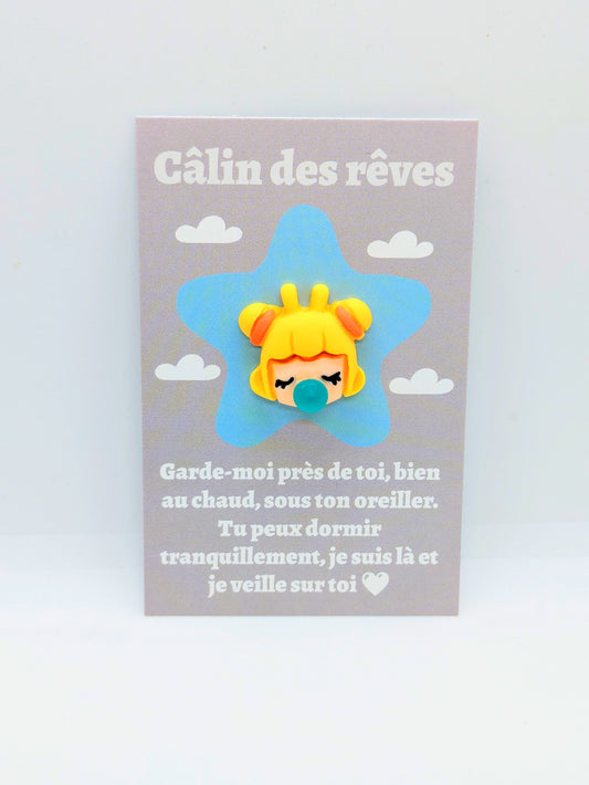 Carte “Câlin de poche” – Petite attention, cadeau à offrir, collection