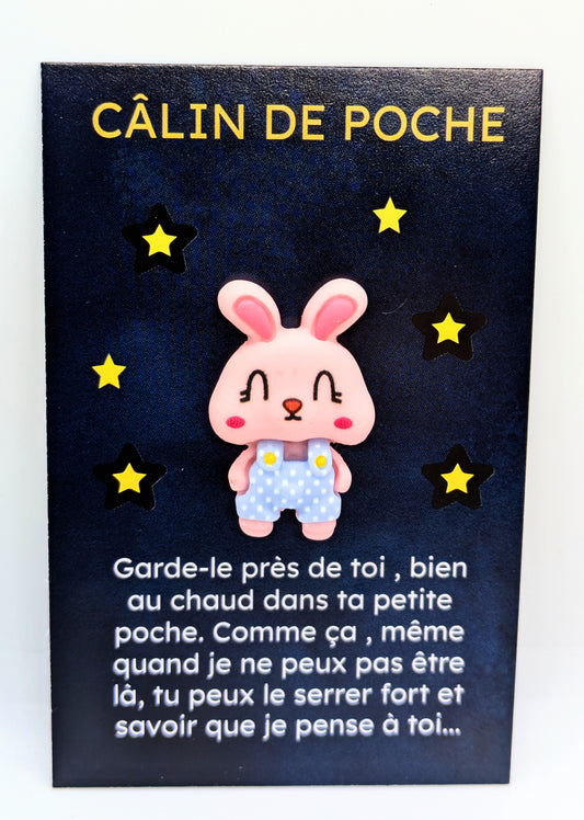 Pocket-hugs lapin kawaii