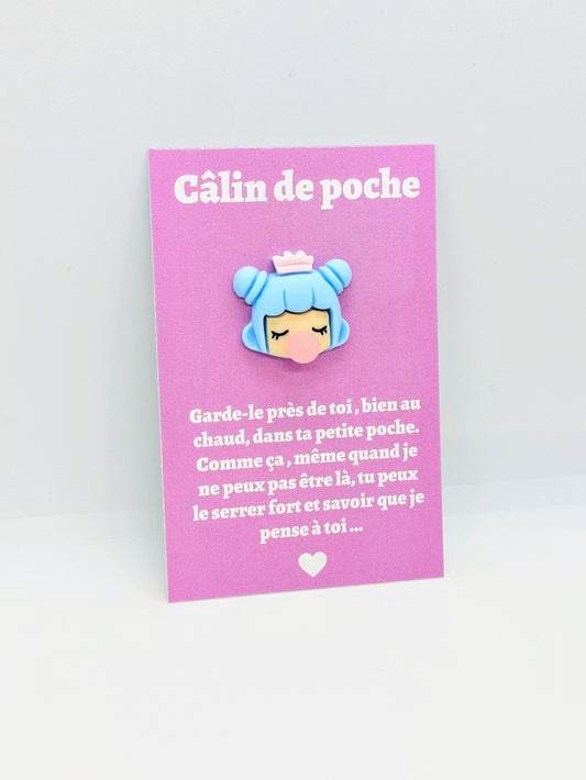 Carte doudou , réconforte les enfants comme un petit doudou de poche - Petite attention, cadeau à offrir, collection