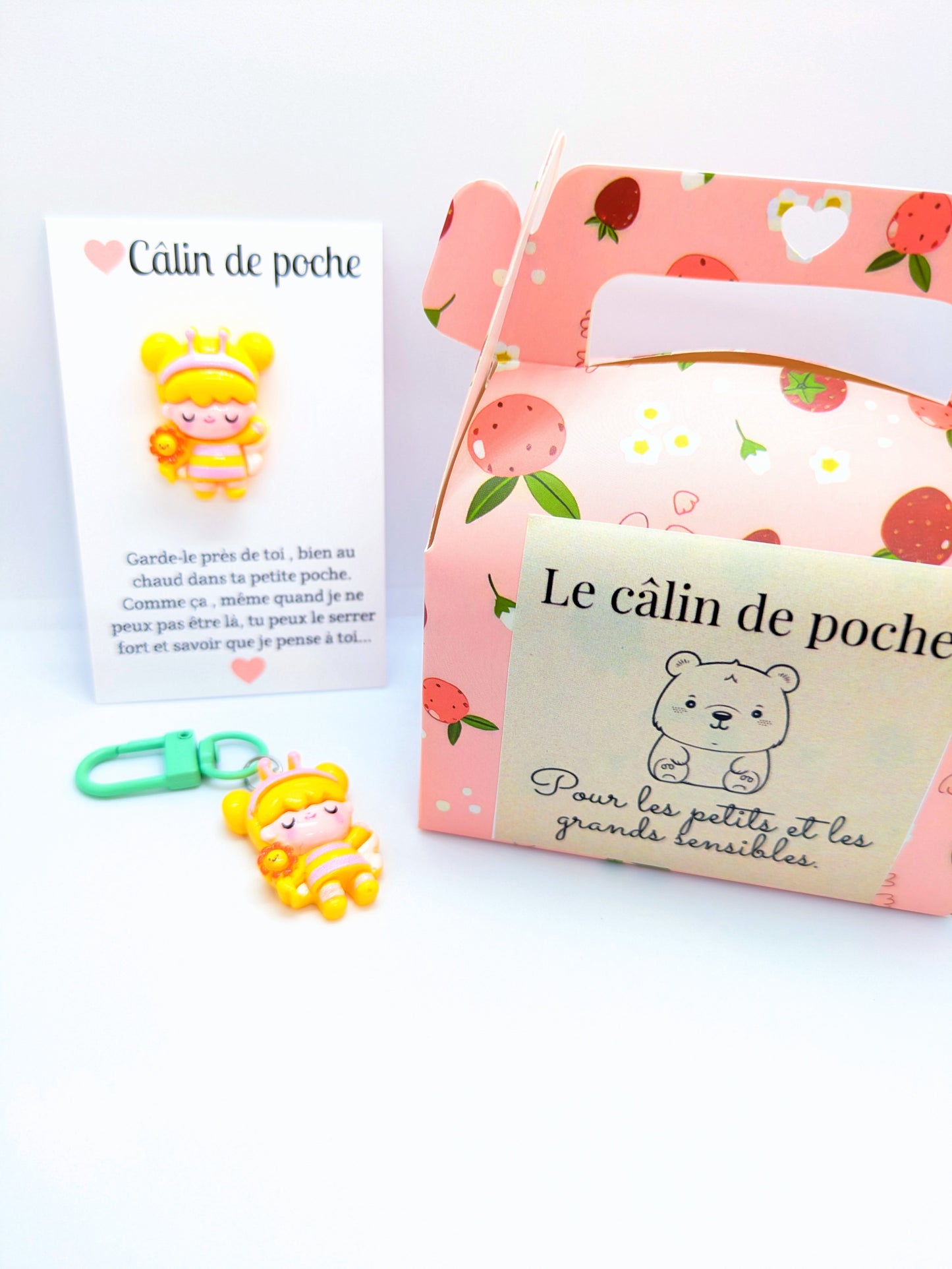 Box câlins ( carte + personnage )