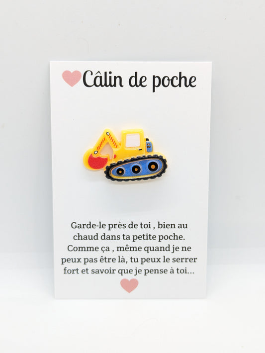 Carte “Câlin de poche” – Petite attention, cadeau à offrir, collection ref:A