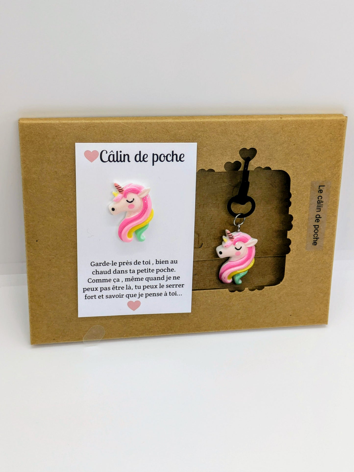 Carte “Câlin de poche” – Petite attention, cadeau à offrir, collection