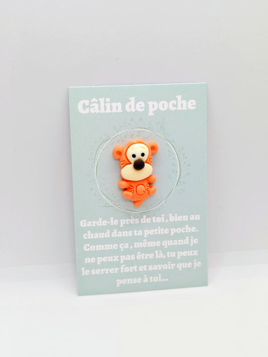 Carte “Câlin de poche” – Petite attention, cadeau à offrir, collection