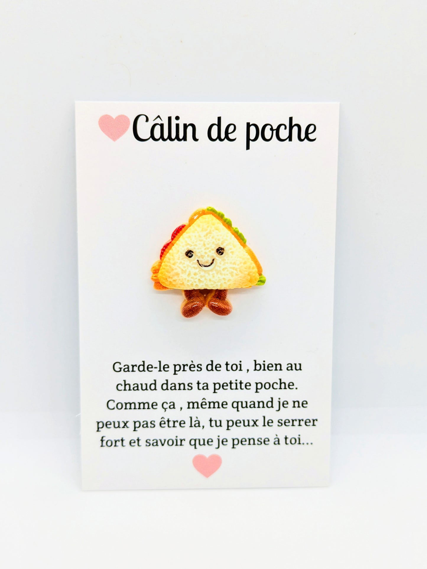 Carte “Câlin de poche” – Petite attention, cadeau à offrir, collection ref:A