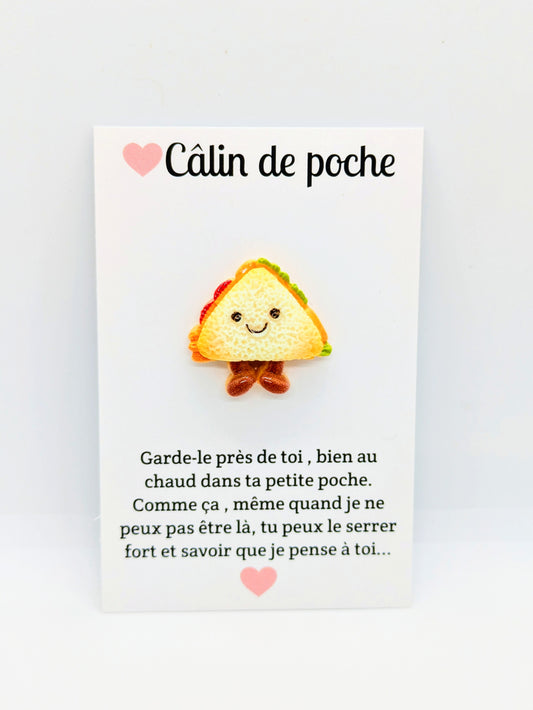 Carte “Câlin de poche” – Petite attention, cadeau à offrir, collection ref:A