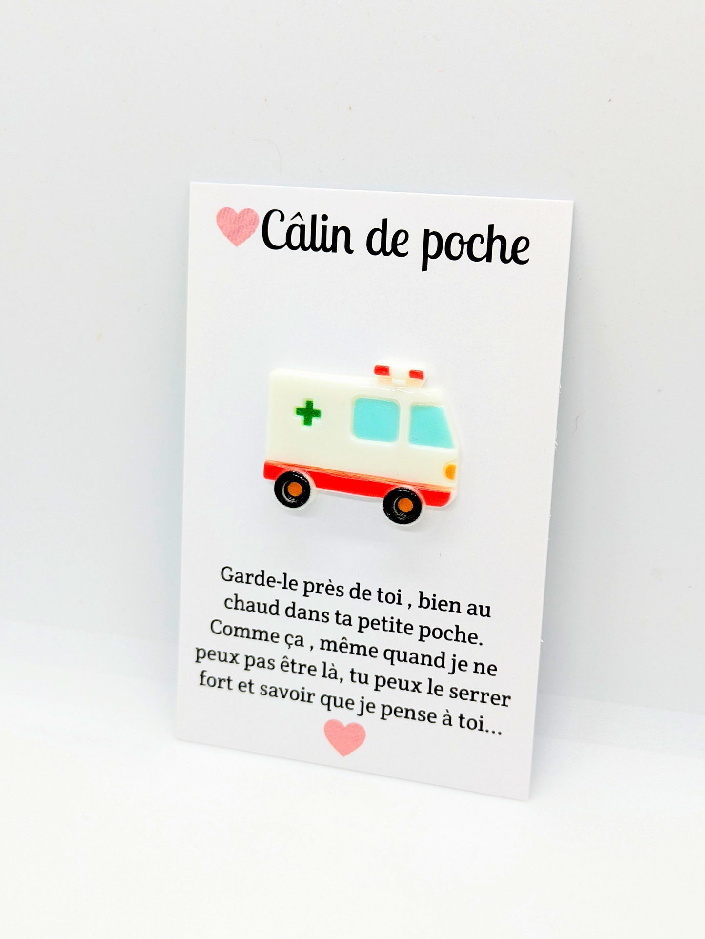 Carte “Câlin de poche” – Petite attention, cadeau à offrir, collection ref:A ref:A