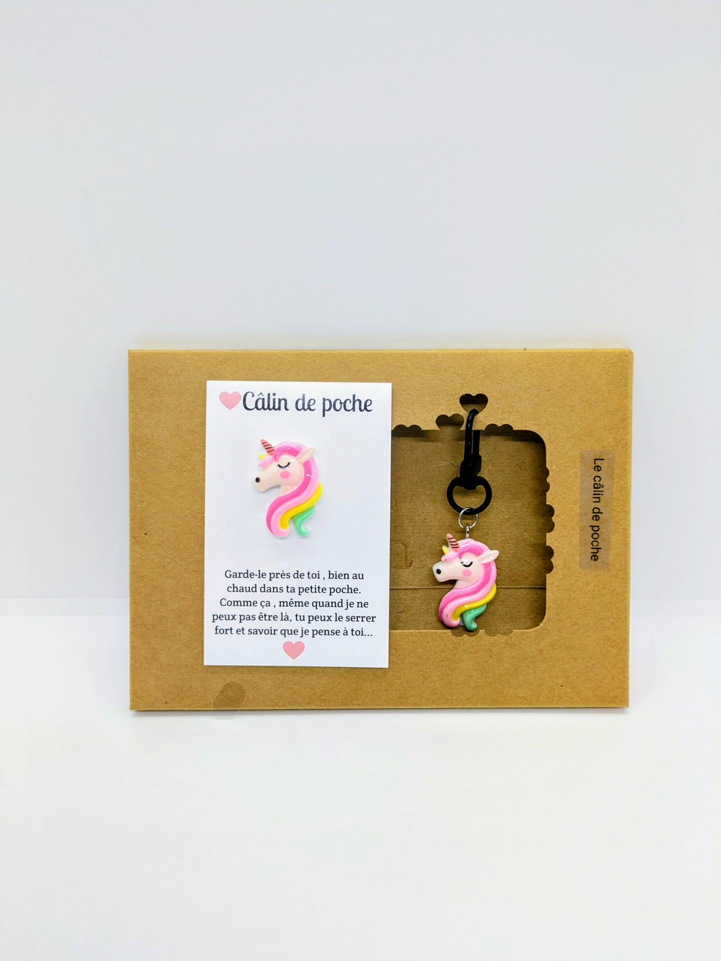 Carte “Câlin de poche” – Petite attention, cadeau à offrir, collection