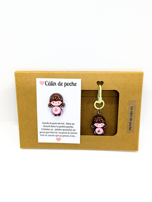 Carte “Câlin de poche” – Petite attention, cadeau à offrir, collection