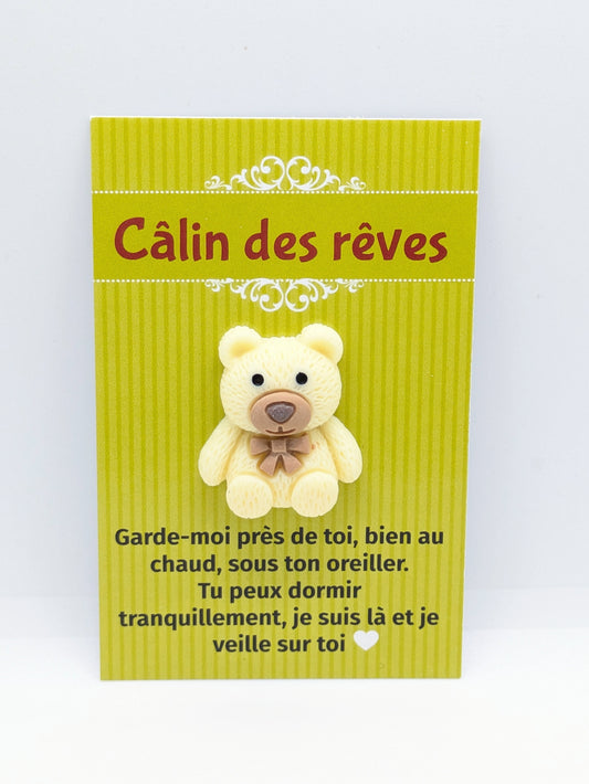 Carte “Câlin de poche” – Petite attention, cadeau à offrir, collection