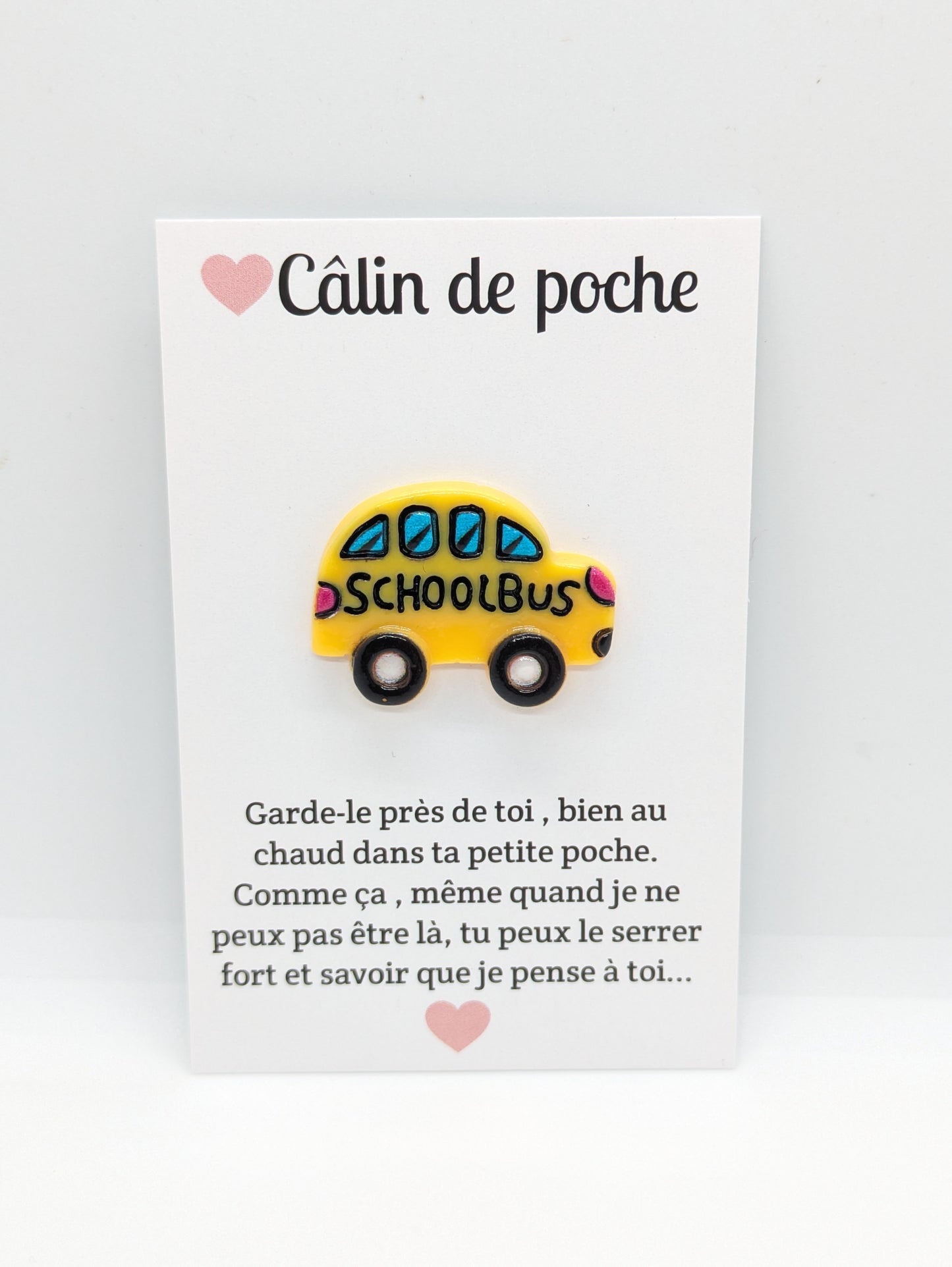 Carte “Câlin de poche” – Petite attention, cadeau à offrir, collection ref:A