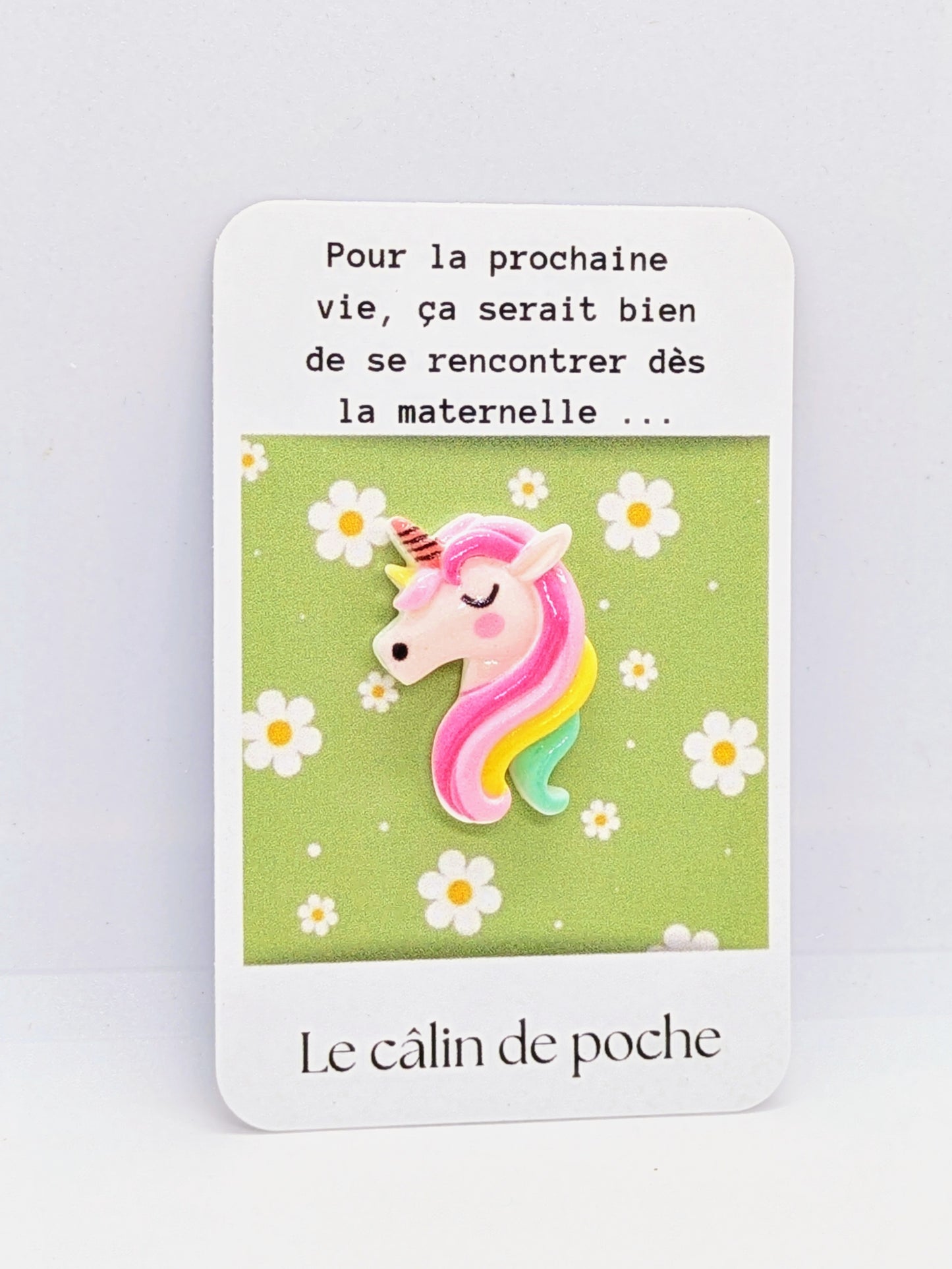 Carte “Câlin de poche” – Petite attention, cadeau à offrir, collection
