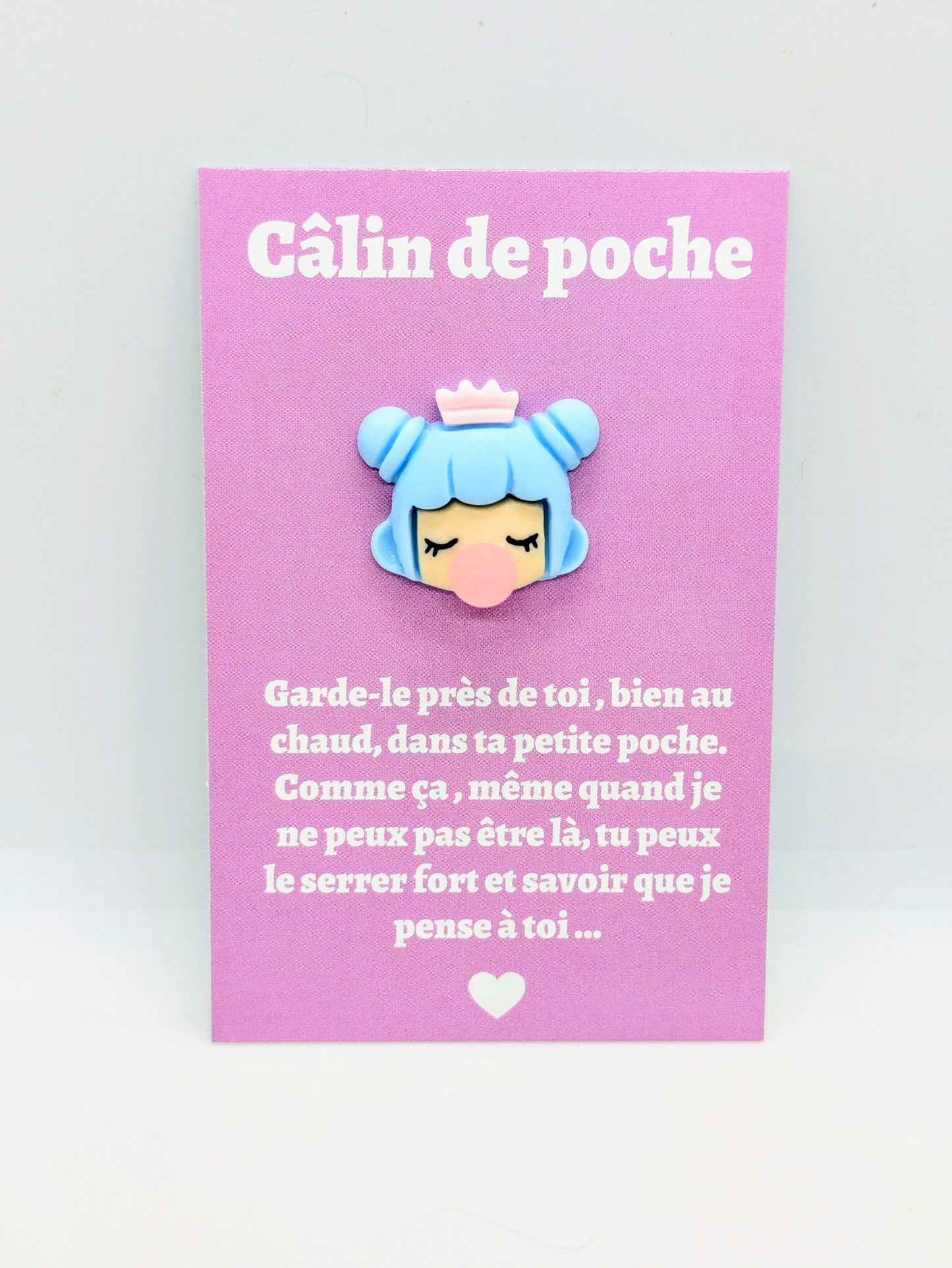 Carte doudou , réconforte les enfants comme un petit doudou de poche - Petite attention, cadeau à offrir, collection