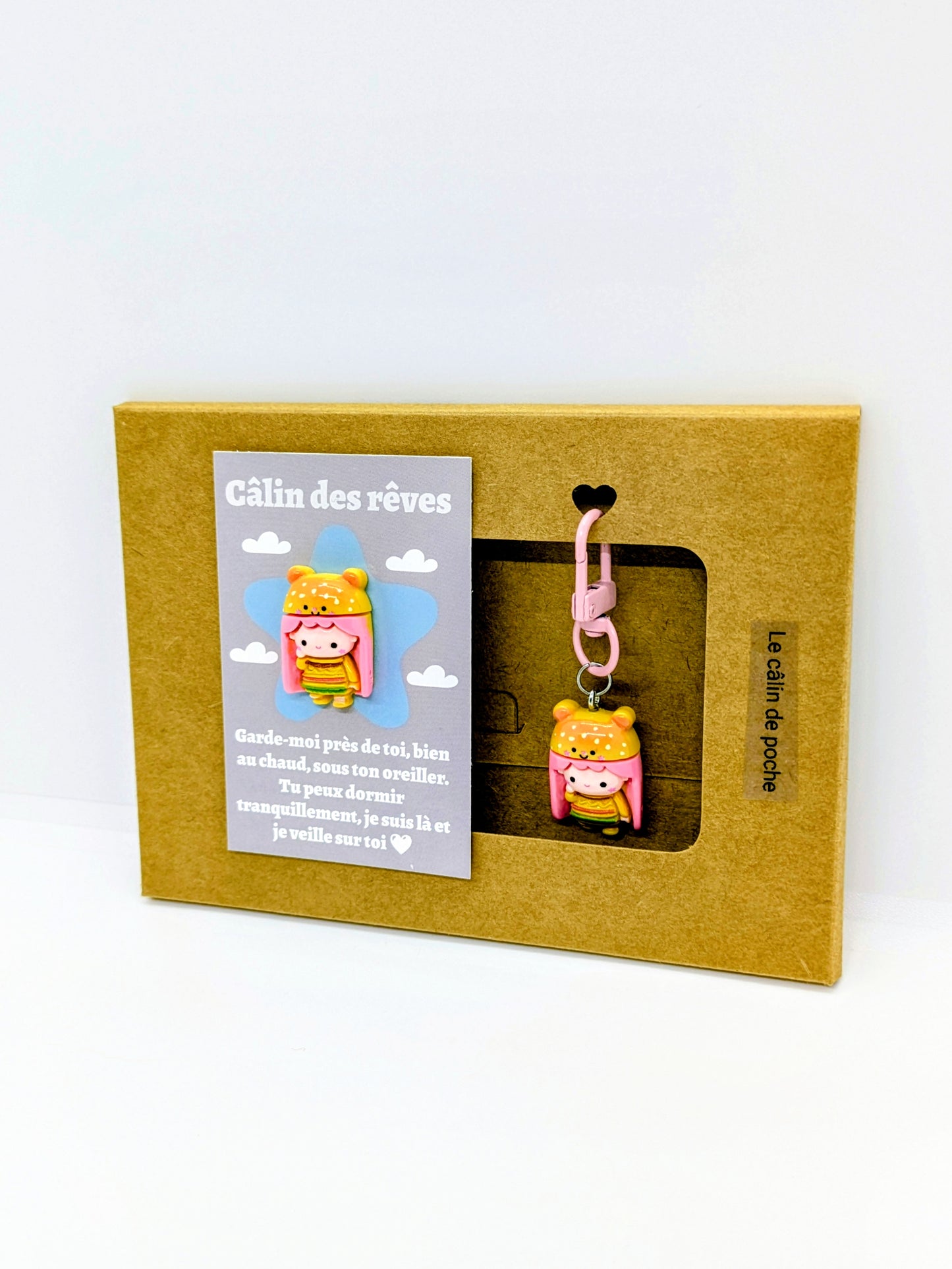 Carte “Câlin de poche” – Petite attention, cadeau à offrir, collection