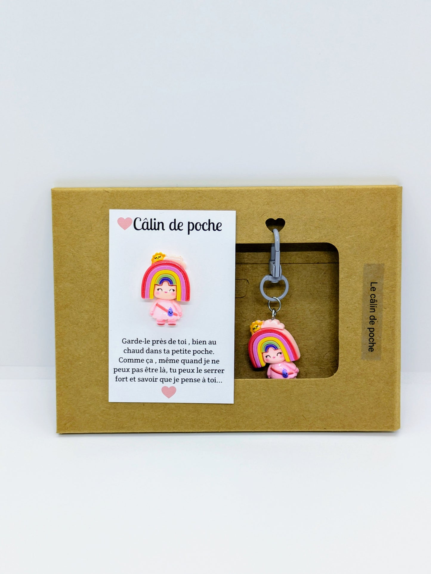 Carte “Câlin de poche” – Petite attention, cadeau à offrir, collection