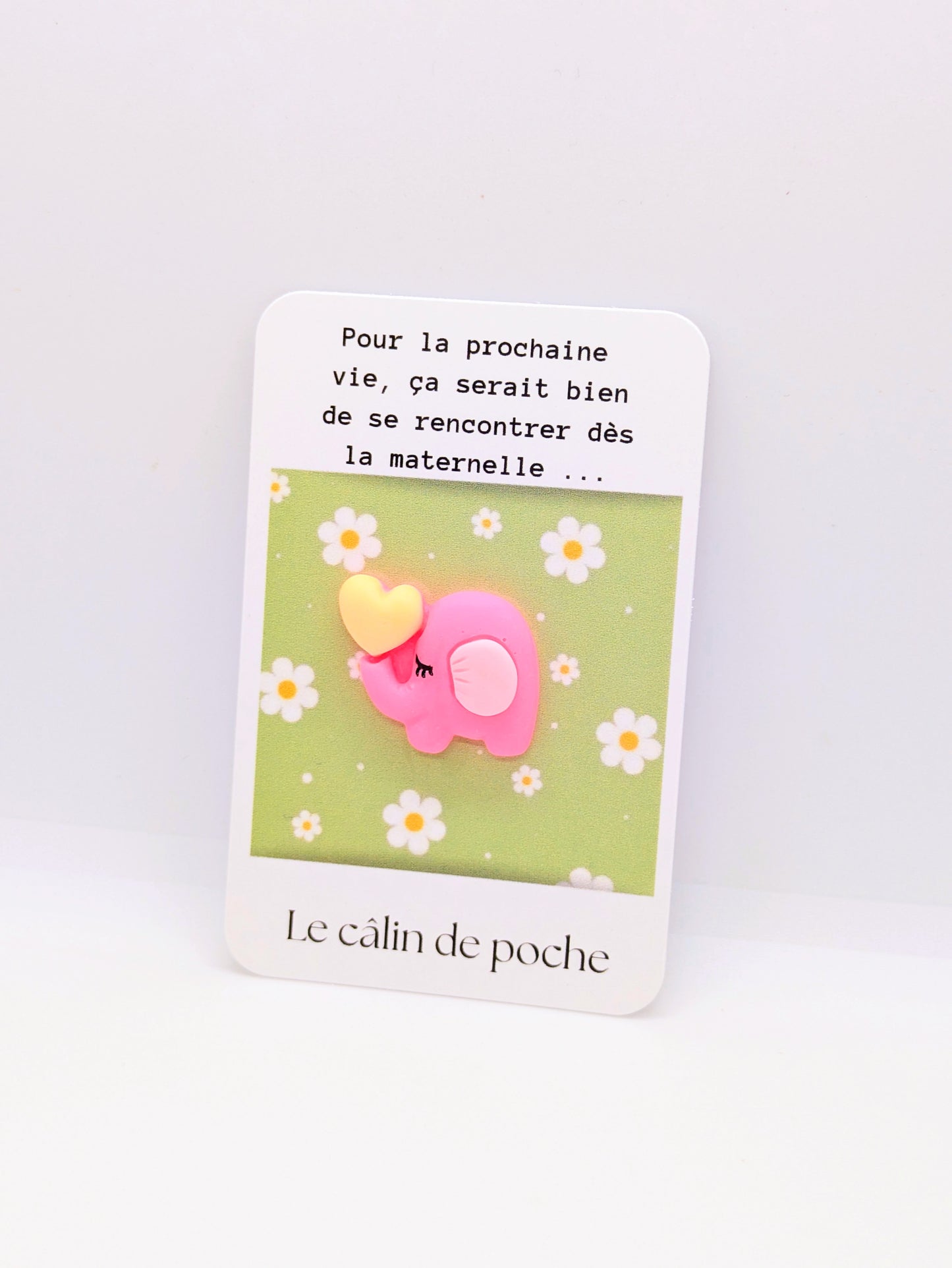 Carte “Câlin de poche” – Petite attention, cadeau à offrir, collection