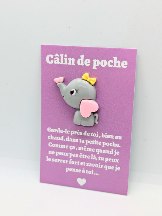 Carte doudou , réconforte les enfants comme un petit doudou de poche - Petite attention, cadeau à offrir, collection
