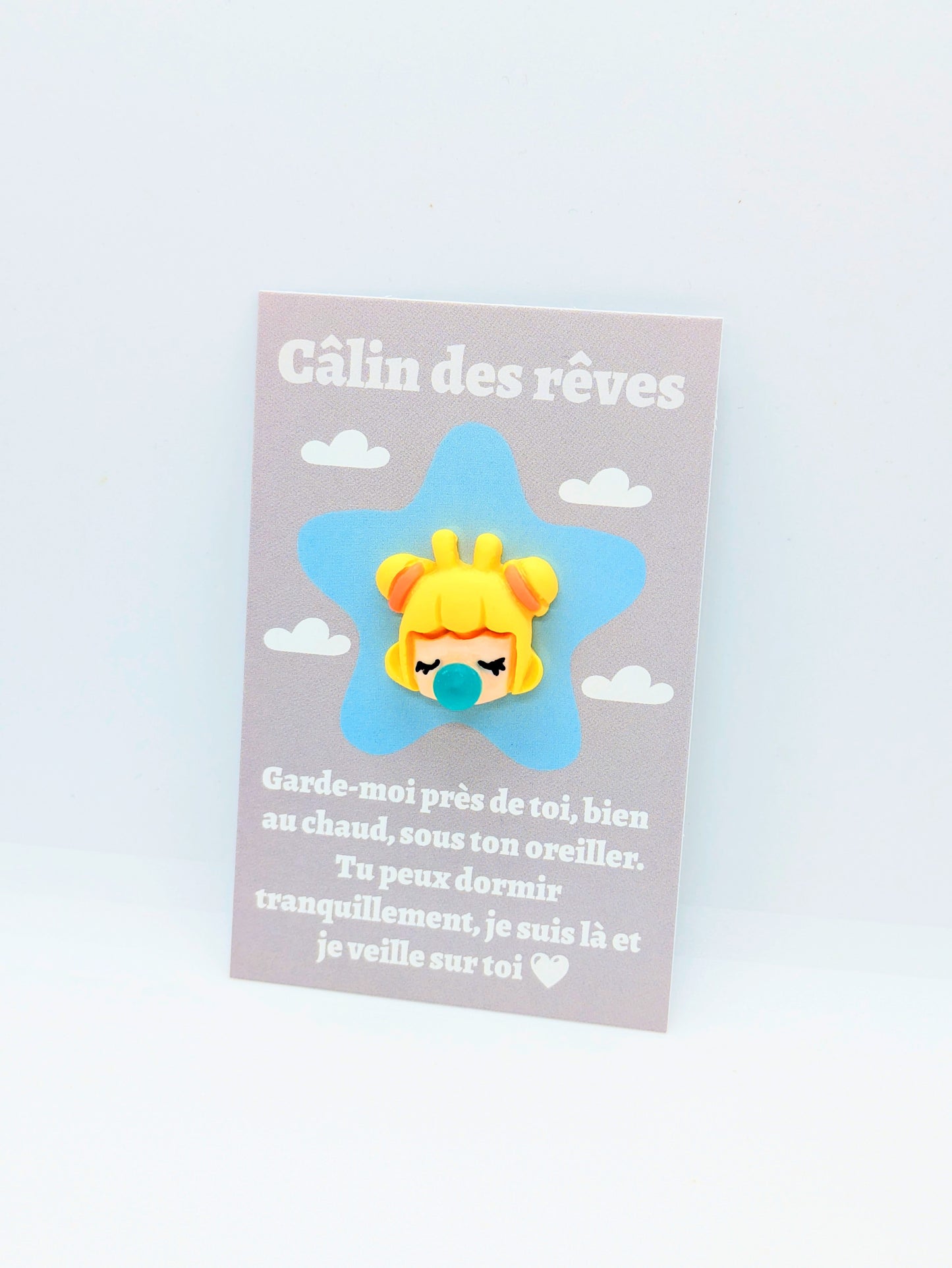 Carte “Câlin de poche” – Petite attention, cadeau à offrir, collection