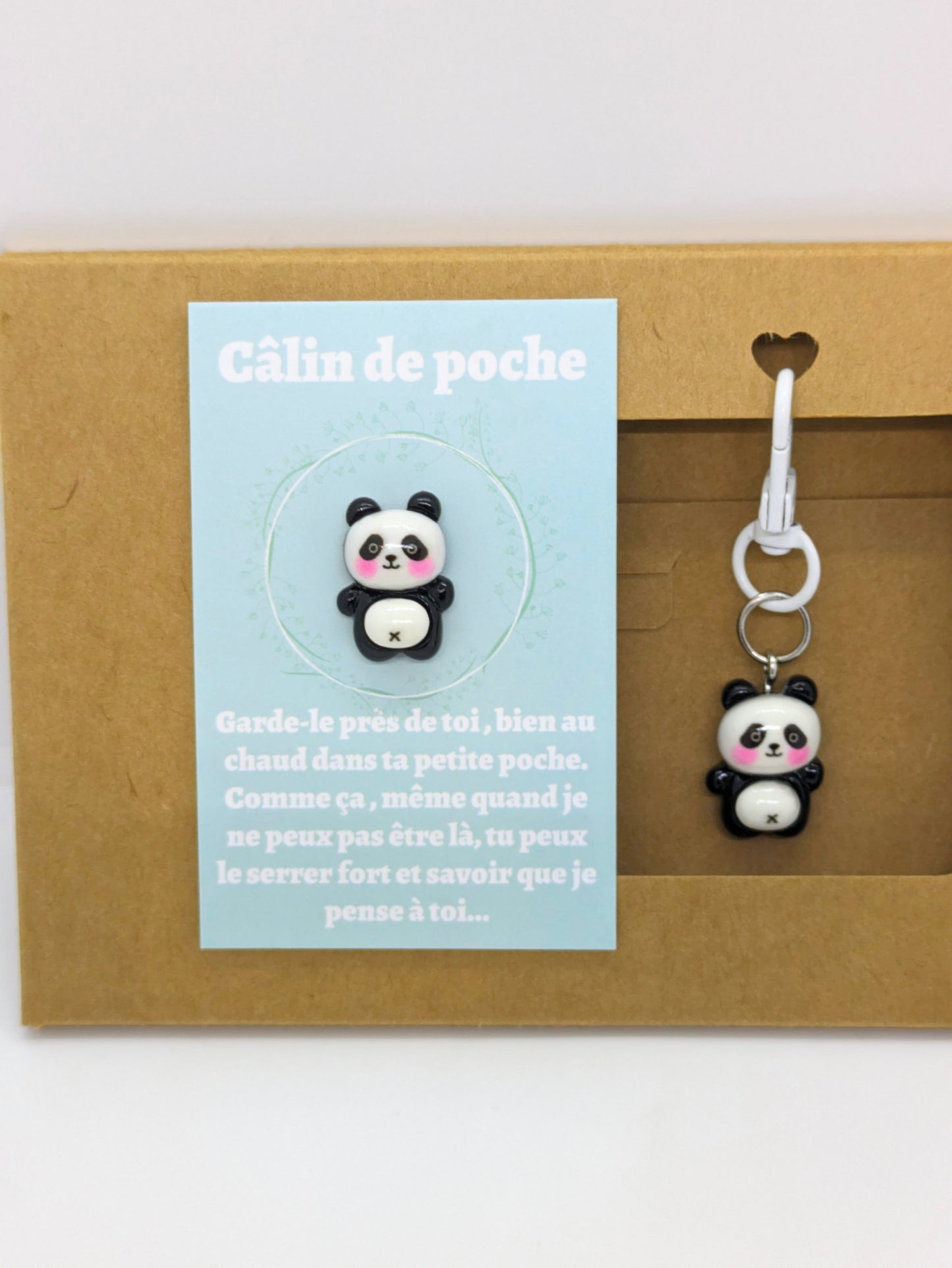 Carte “Câlin de poche” – Petite attention, cadeau à offrir, collection