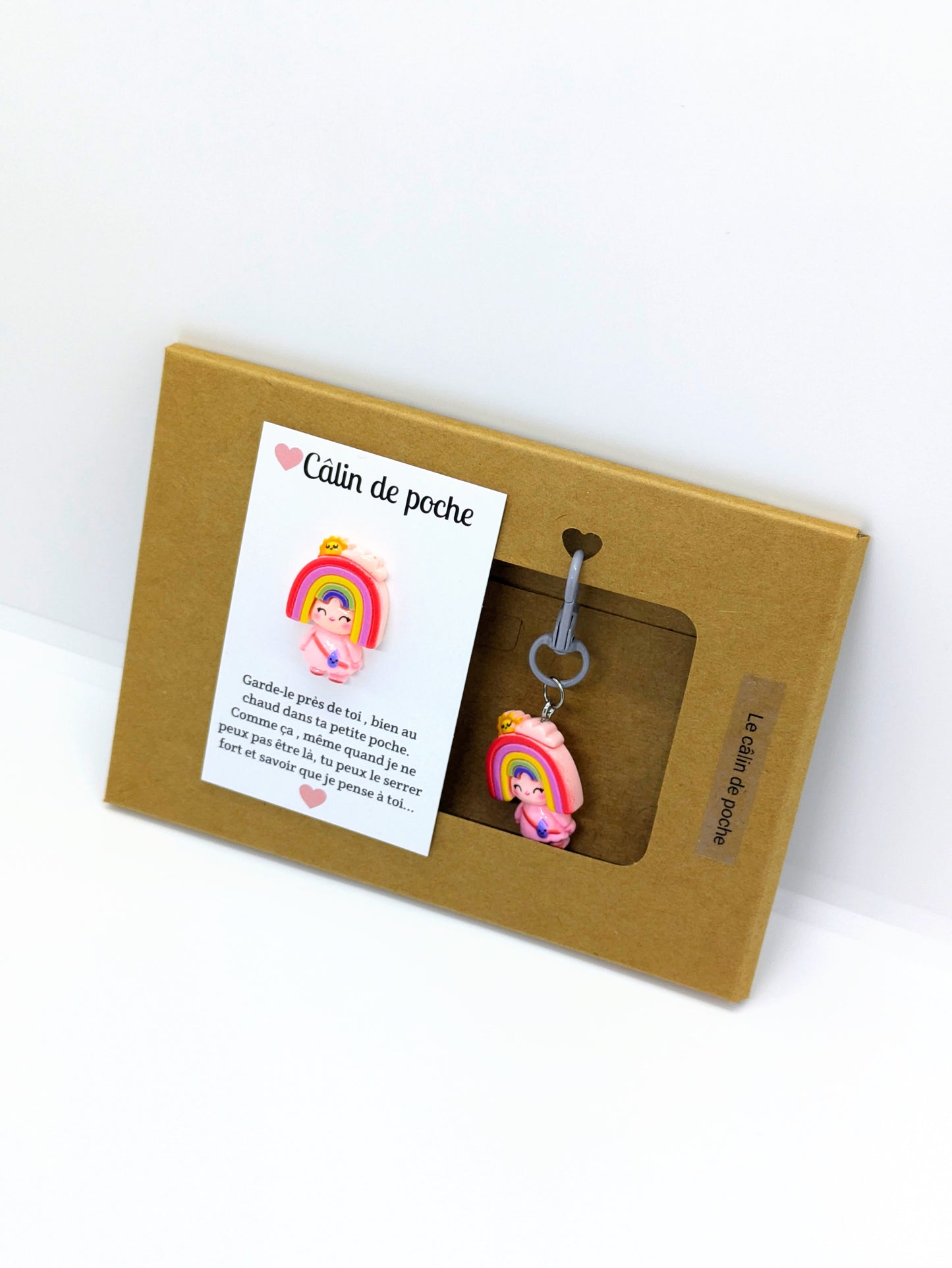 Carte “Câlin de poche” – Petite attention, cadeau à offrir, collection