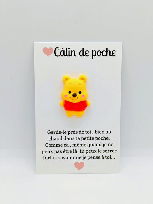 Carte “Câlin de poche” – Petite attention, cadeau à offrir, collection