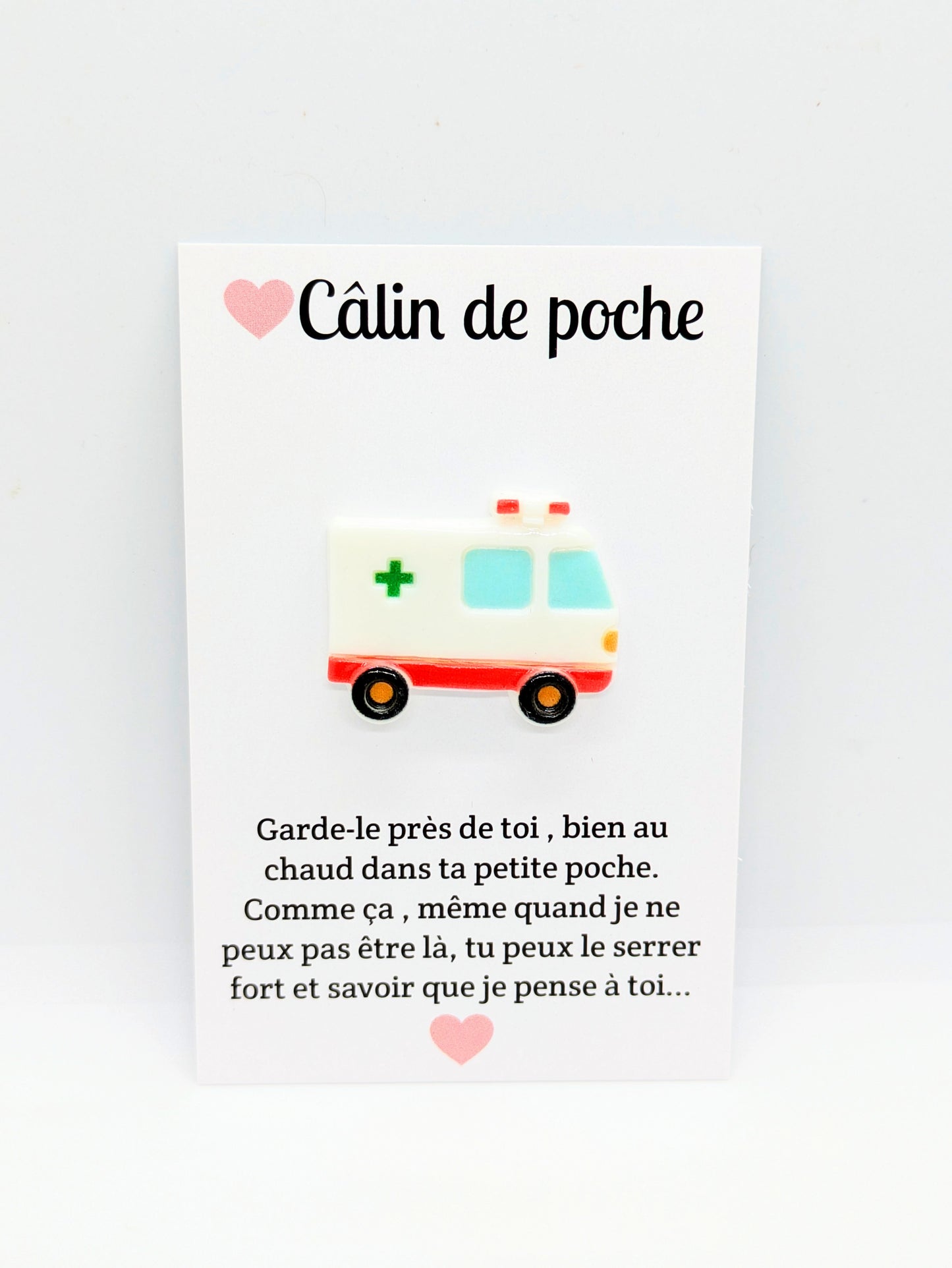 Carte “Câlin de poche” – Petite attention, cadeau à offrir, collection ref:A ref:A
