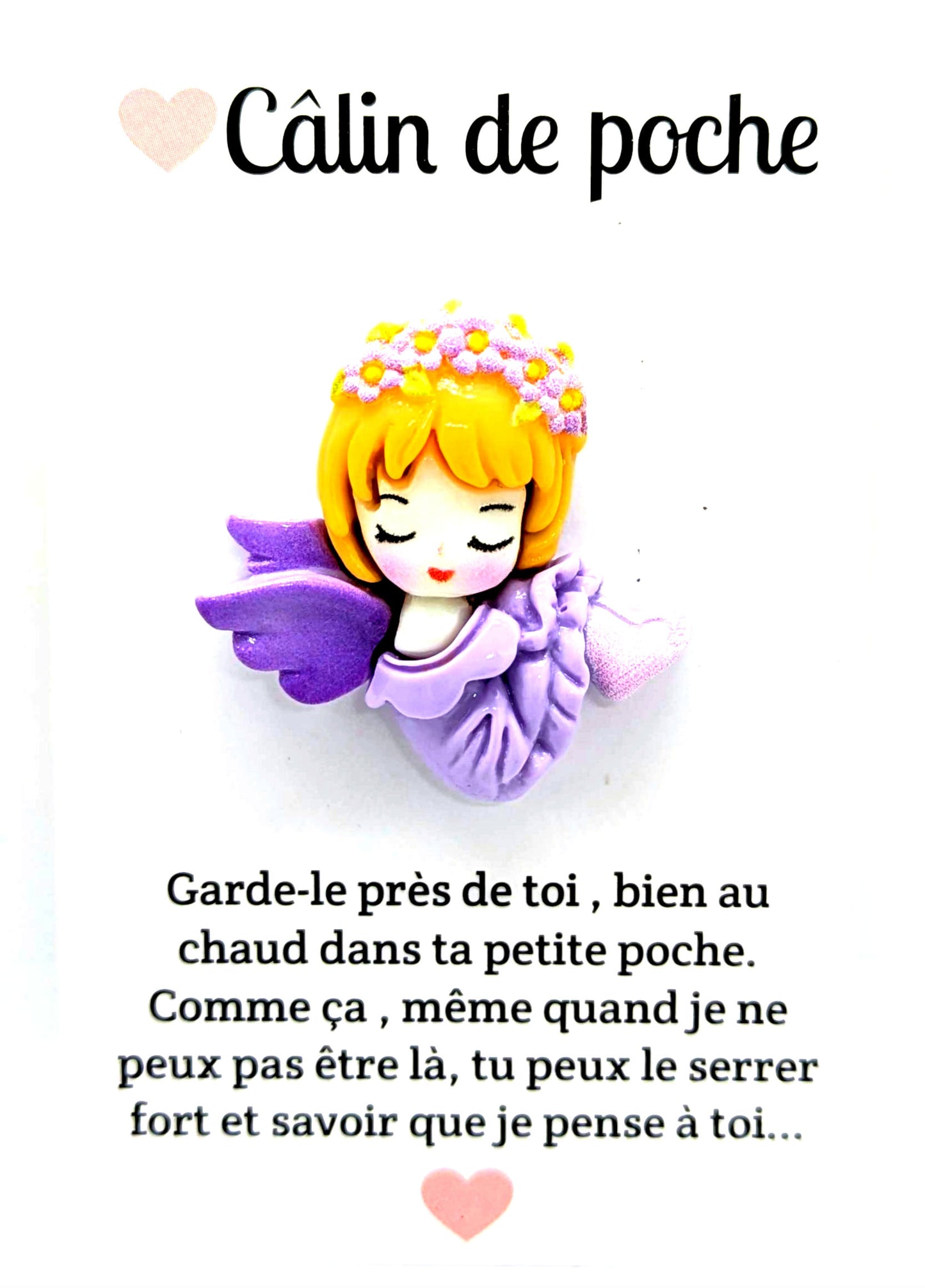 Carte doudou , réconforte les enfants comme un petit doudou de poche - Petite attention, cadeau à offrir, collection